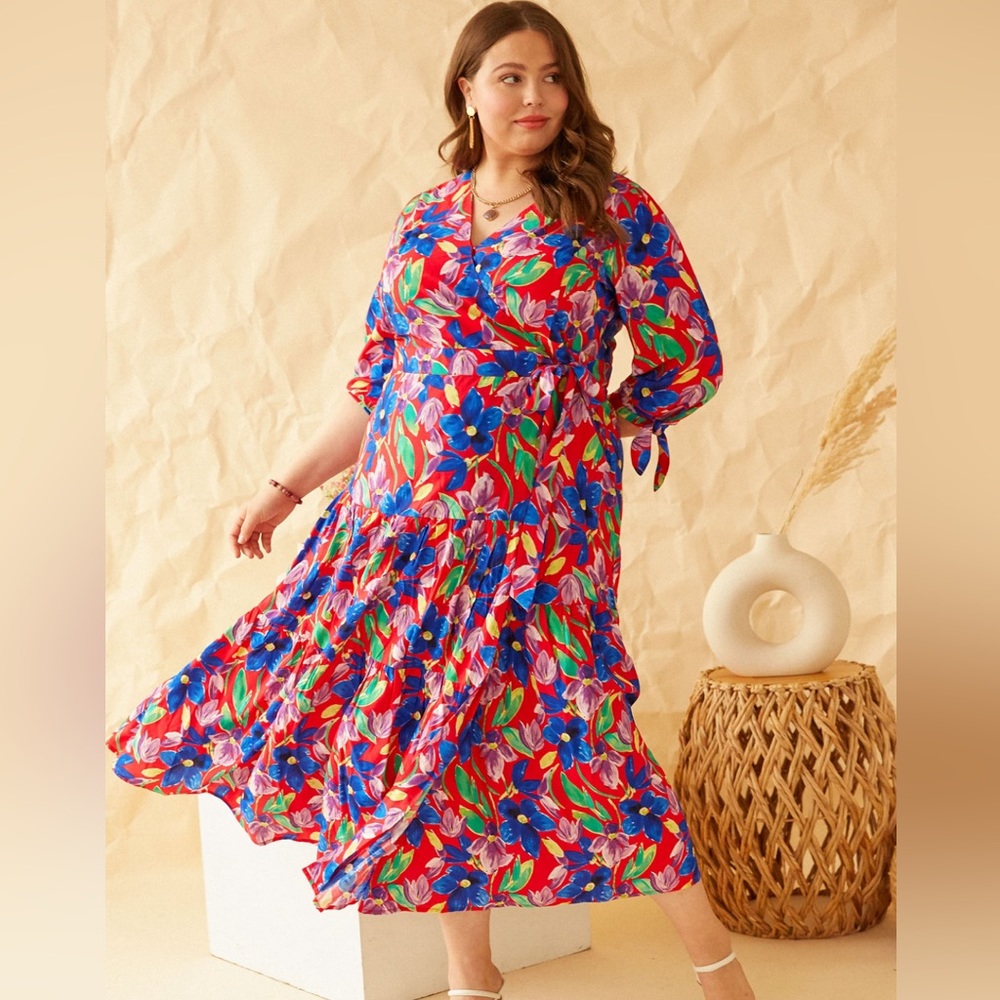 Skies are Blue floral dress